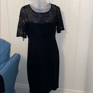 Lace top dress